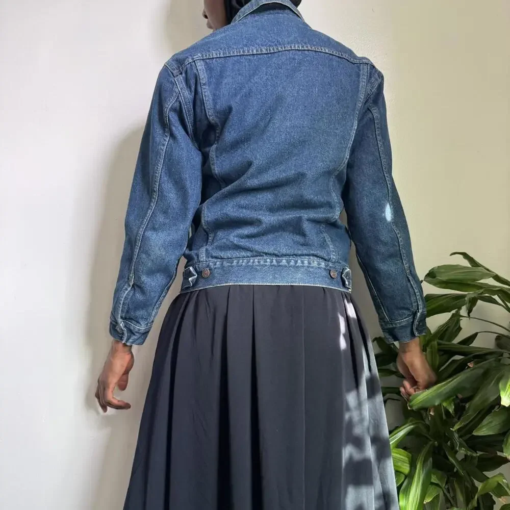 Vintage‎ navy denim jacket size 36